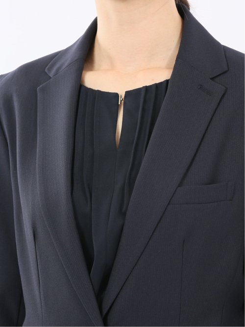 ストレッチウォッシャブル 1ボタンジャケット＋テーパードパンツ