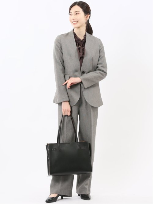 TAKA-Q(タカキュー) レディーススーツ 7分袖ジャケット＋パンツ TAKA-Q WOMEN（タカキューウーマン）スーツ・フォーマルウェア