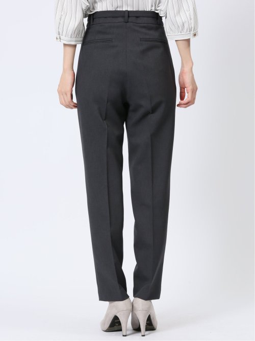 ノーカラージャケット テーパードパンツ　グレー 38 ノーカラージャケット テーパードパンツ グレー 38 ノーカラー