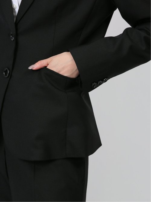 【WEB限定】黒無地 2ボタンジャケット＋スカート＋パンツ