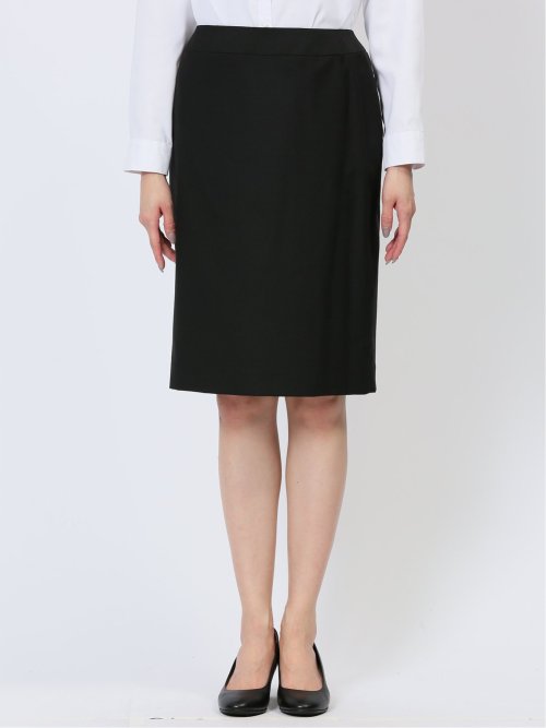 【WEB限定】黒無地 2ボタンジャケット＋スカート＋パンツ