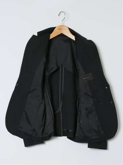 【WEB限定】黒無地 2ボタンジャケット＋スカート＋パンツ