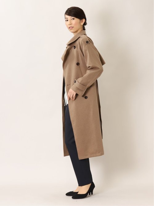 ダブルフェイスカルゼ トレンチコート