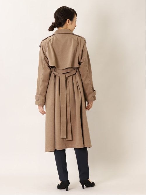 ダブルフェイスカルゼ トレンチコート