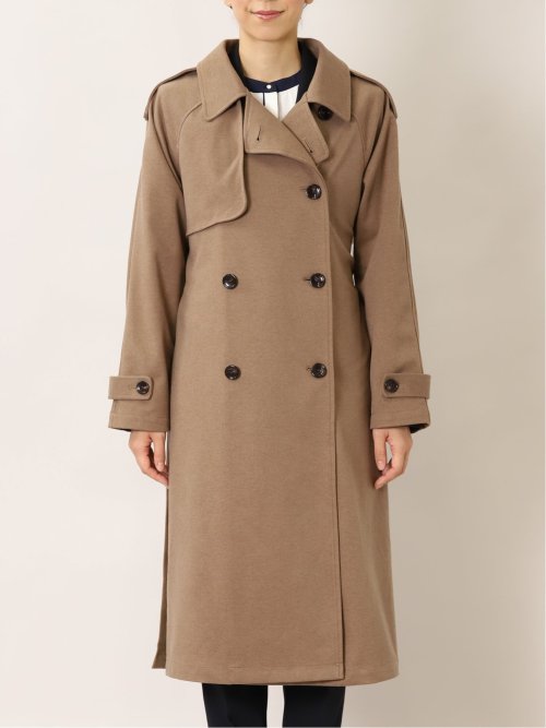 ダブルフェイスカルゼ トレンチコート