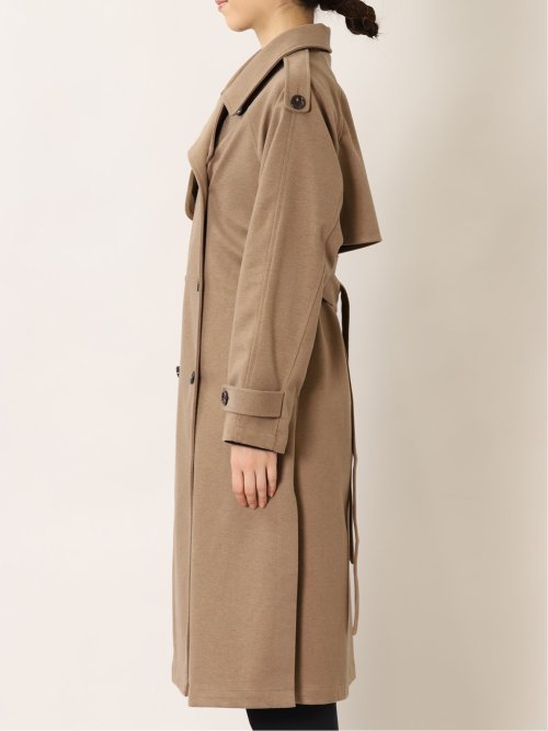 ダブルフェイスカルゼ トレンチコート