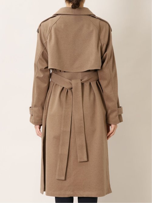 ダブルフェイスカルゼ トレンチコート