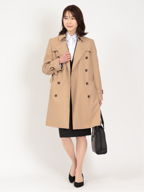 ベーシック ダブルトレンチコート