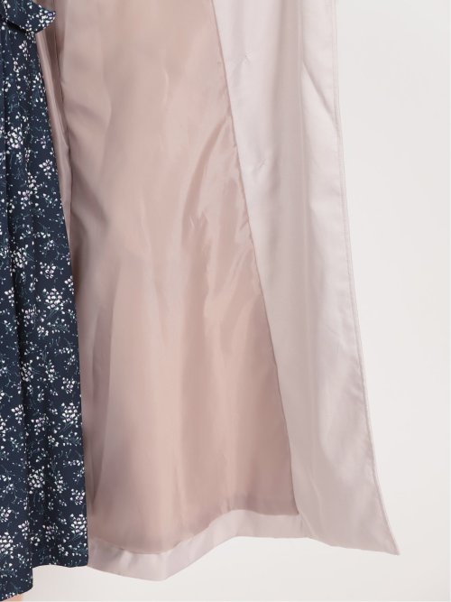 着流し ダブルトレンチコート