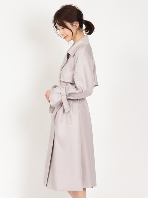 着流し ダブルトレンチコート