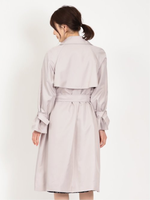 着流し ダブルトレンチコート