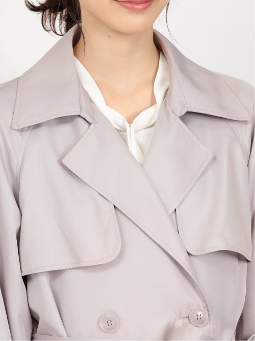 着流し ダブルトレンチコート