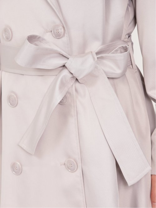 着流し ダブルトレンチコート