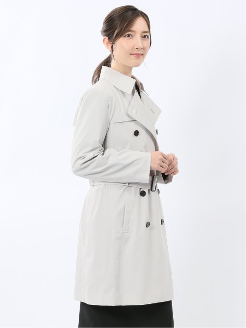 ストレッチ 撥水 ウォッシャブル トレンチコート