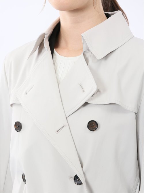 ストレッチ 撥水 ウォッシャブル トレンチコート