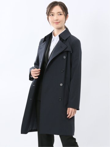 ストレッチ 撥水 ウォッシャブル トレンチコート