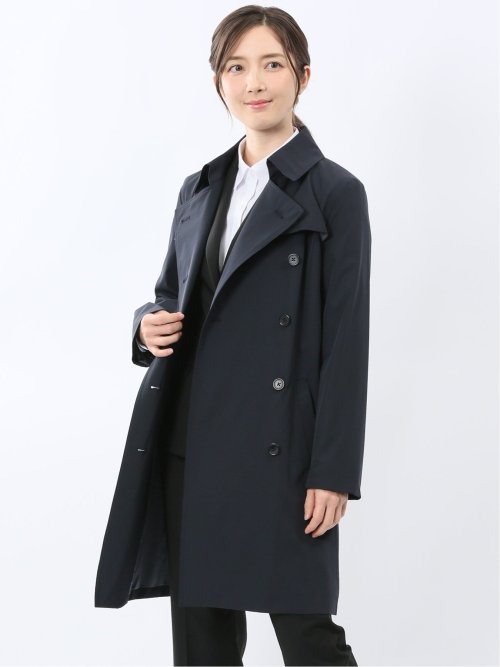 ストレッチ 撥水 ウォッシャブル トレンチコート