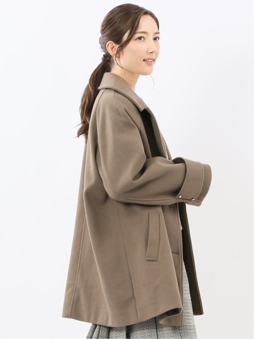 ライトシャギー メタルボタン ピーコート