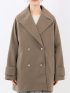 ライトシャギー メタルボタン ピーコート