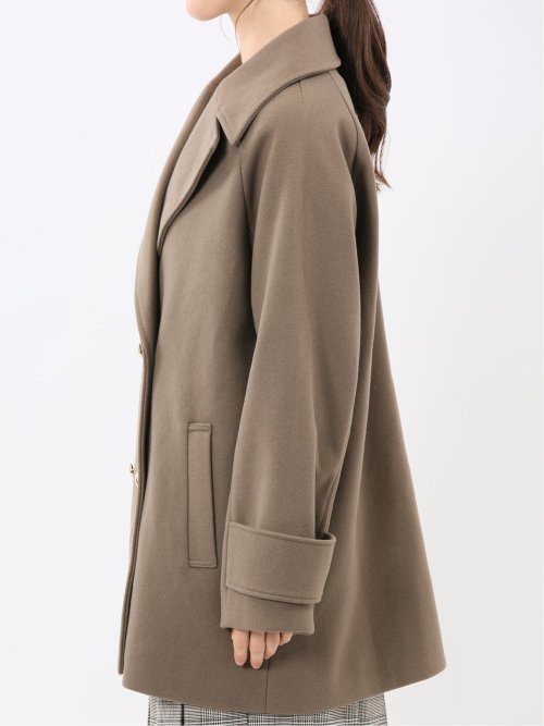 ライトシャギー メタルボタン ピーコート