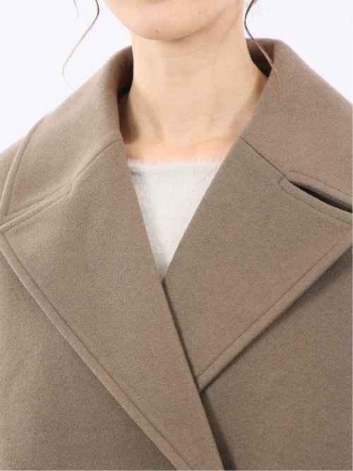 ライトシャギー メタルボタン ピーコート