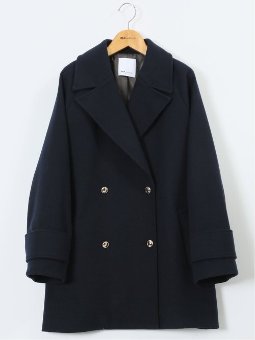 ライトシャギー メタルボタン ピーコート