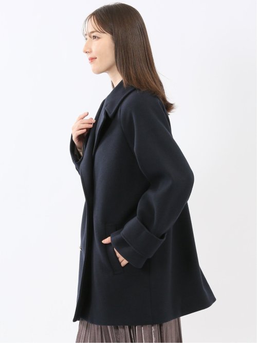 ライトシャギー メタルボタン ピーコート