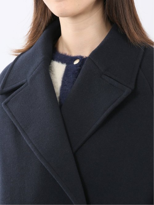 ライトシャギー メタルボタン ピーコート