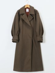 ストレッチ ライトシャギー ロングコート