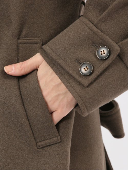 ストレッチ ライトシャギー ロングコート