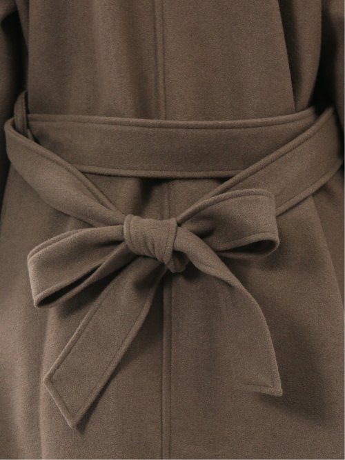 ストレッチ ライトシャギー ロングコート