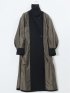 ストレッチ ライトシャギー ロングコート