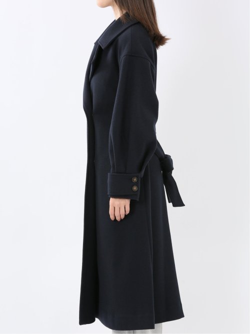 ストレッチ ライトシャギー ロングコート