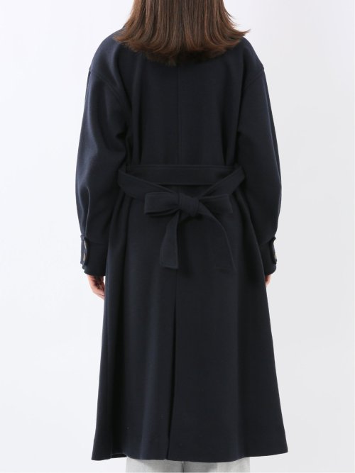 ストレッチ ライトシャギー ロングコート