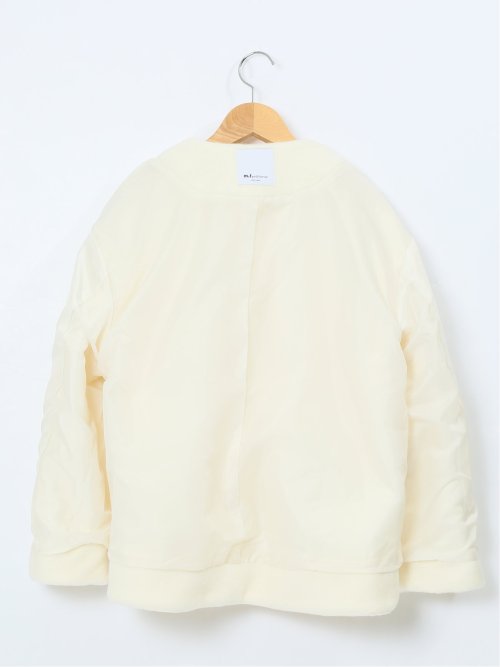 ナッピング ノーカラーコート