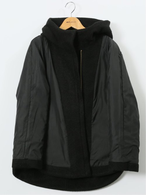 ハンドウォッシャブル フーデッド ショートコート