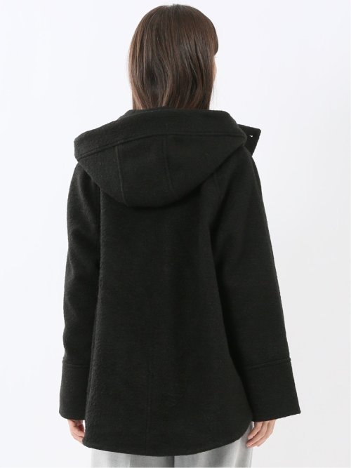 ハンドウォッシャブル フーデッド ショートコート