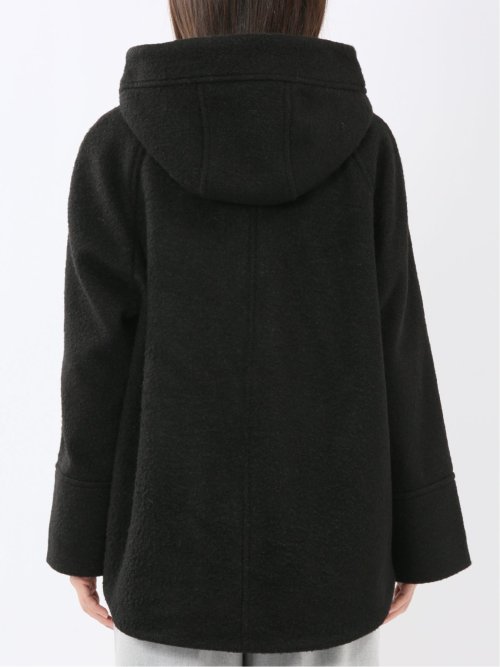 ハンドウォッシャブル フーデッド ショートコート