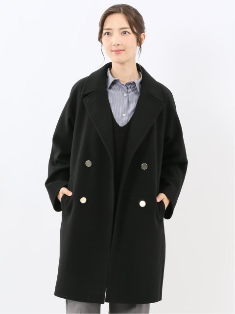 ハンドウォッシャブル オーバーサイズ ピーコート