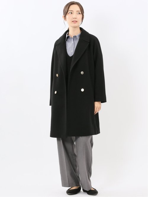 ハンドウォッシャブル オーバーサイズ ピーコート
