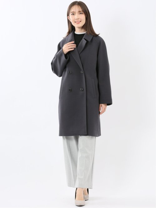 ハンドウォッシャブル オーバーサイズ ピーコート