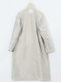 ストレッチ ハンドウォッシャブル スタンドカラー ロングコート