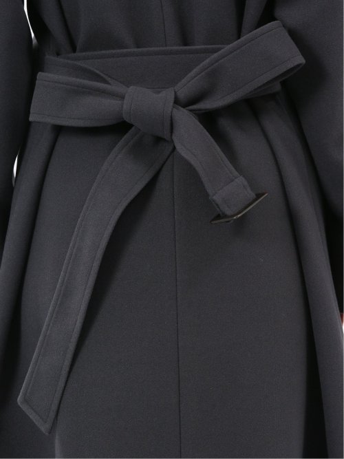 ストレッチ ハンドウォッシャブル スタンドカラー ロングコート