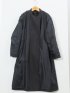 ストレッチ ハンドウォッシャブル スタンドカラー ロングコート