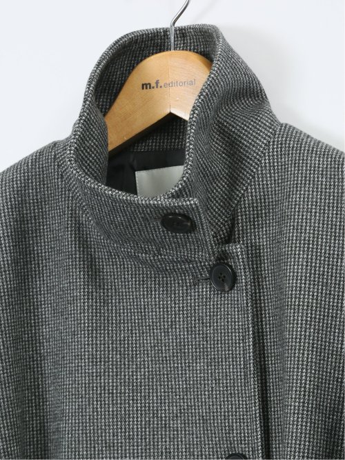 ストレッチ ハンドウォッシャブル スタンドカラー ロングコート