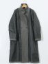 ストレッチ ハンドウォッシャブル スタンドカラー ロングコート