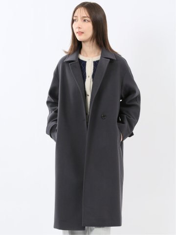ストレッチ ハンドウォッシャブル 2WAY ロングコート