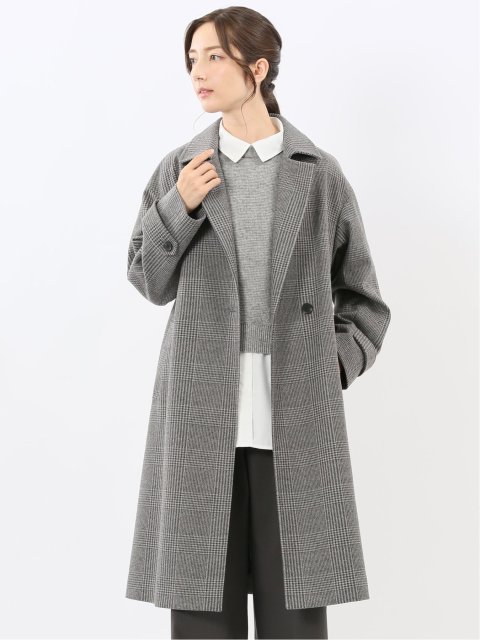 ストレッチ ハンドウォッシャブル 2WAY ロングコート