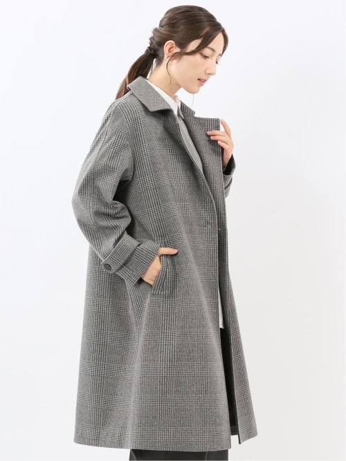 ストレッチ ハンドウォッシャブル 2WAY ロングコート