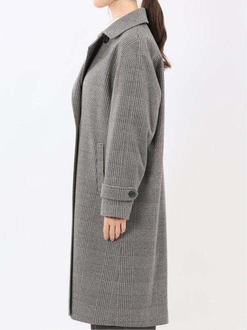 ストレッチ ハンドウォッシャブル 2WAY ロングコート